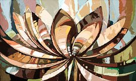 Abstrakte Blumenmalerei Design von Imperial Art House