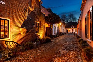 Avond in Elburg, Nederland van Adelheid Smitt