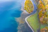 Wasserlinie in der Herbstatmosphäre von Bernardine de Laat Miniaturansicht