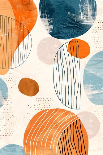 Abstract Game in Ocean and Sun