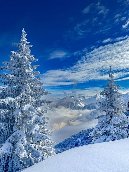 Winterlandschaft im Montafon von Dirk Rüter
