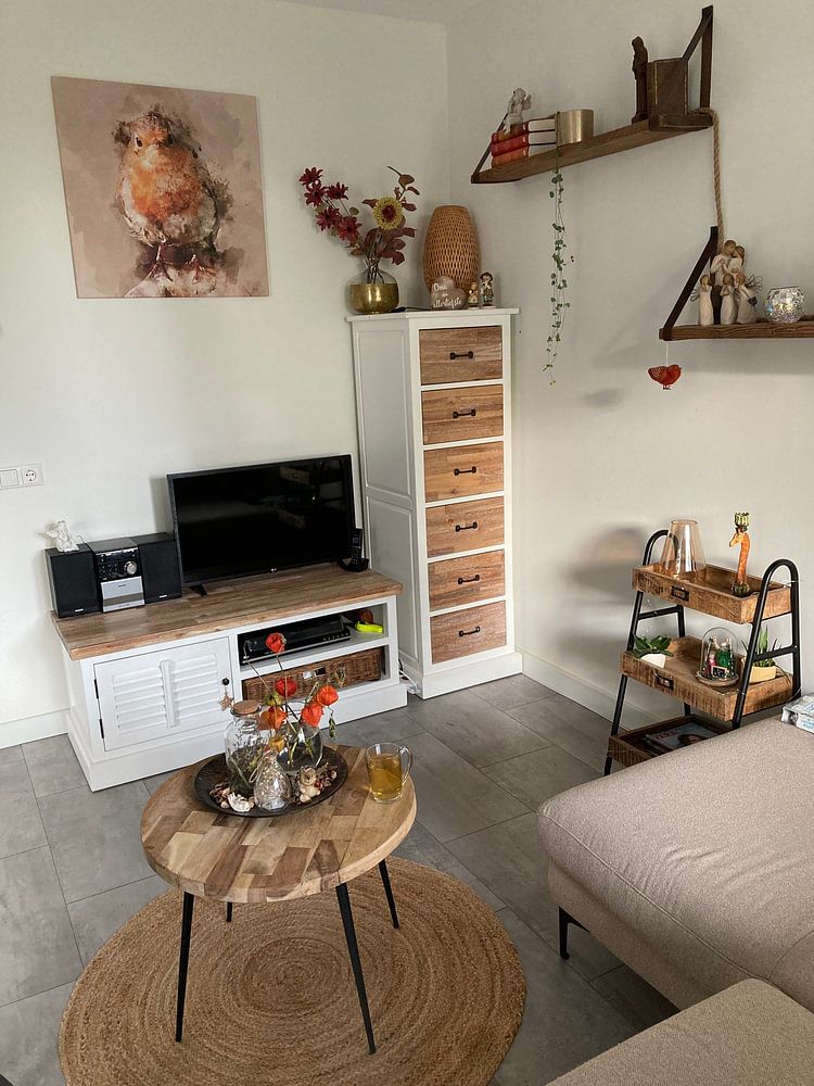 Portret van een pasgeboren roodborstje  van Art by Jeronimo 