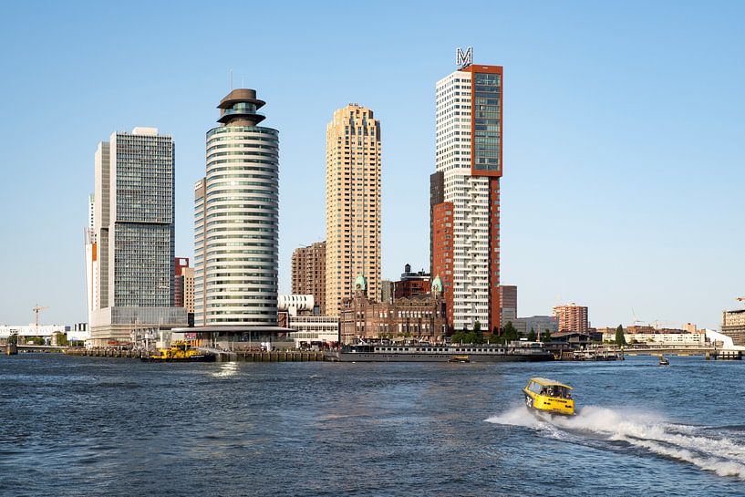 Skyline &quot;Kop van Zuid&quot; Rotterdam mit dem Wassertaxi von Henk Elshout