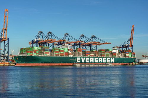Containerschip Ever Given van Evergreen.