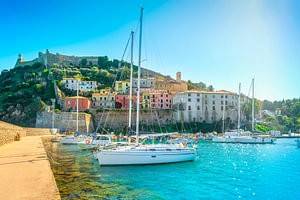 Segelboote in Porto Ercole Marina, Argentario, Toskana