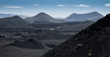 Vulcanisch landschap, Lanzarote.