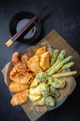 Japanse tempura met groente l Food Fotografie