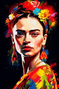 Hommage à Frida sur Harry Hadders