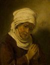 Femme de prière, Rembrandt van Rijn par Rembrandt van Rijn Aperçu