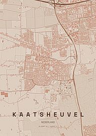 Lageplan von Kaatsheuvel von Stef van Campen