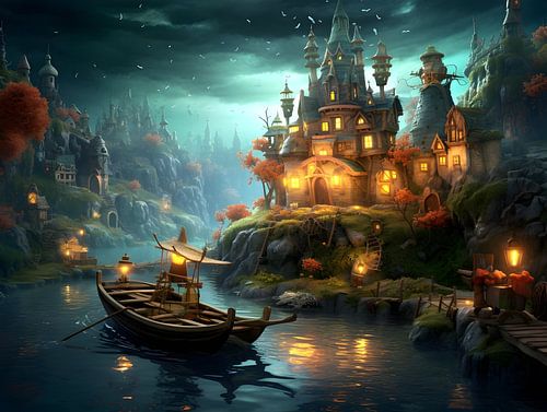 The boat in the light