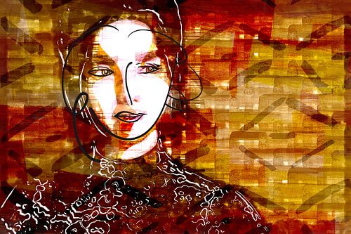 Abstractie in mixed-media