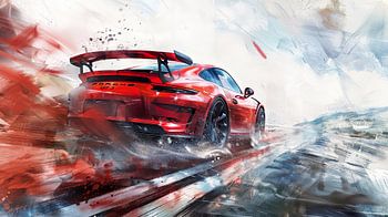 Roter Porsche 911 GT3
