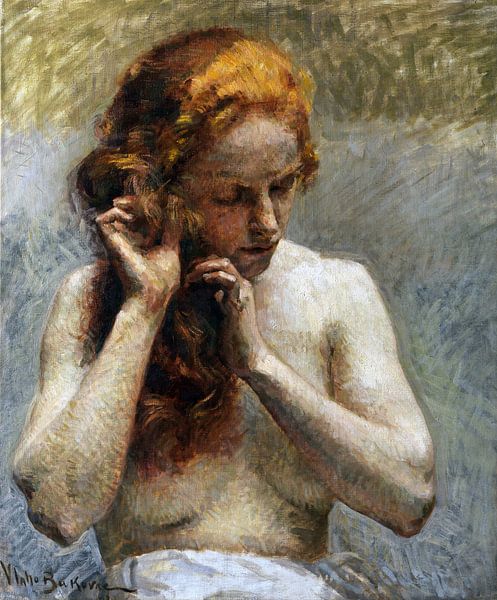 Vlaho Bukovac, Weiblicher Halbakt - 1922 von Atelier Liesjes