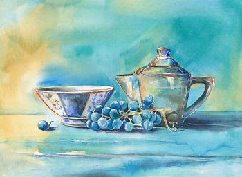 Stillleben mit Trauben