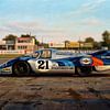 Porsche 917 Racing Car Painting by Jan Keteleer