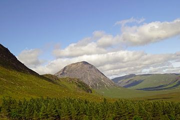 Landschaft im Glen Coe in Schottland.