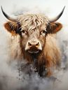 Gentle portrait | Scotch highlander by Eva Lee thumbnail