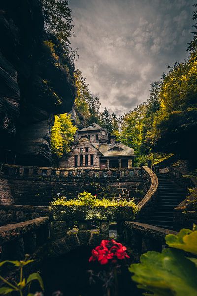 Stará Plynárna - Hřensko, Pomphuis in Hrensko van Fotos by Jan Wehnert