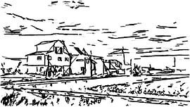 Huizen in inkt von Ready Or Not