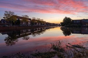 Uitzicht op Veenendaal-oost van Albert Lamme