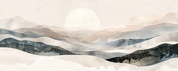 Landschap abstract van Modern Collection