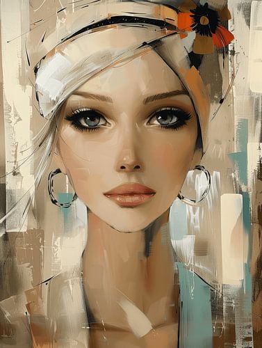 Portret in zachte kleuren