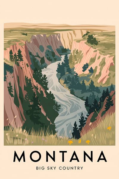 Montana van Poster Art Shop