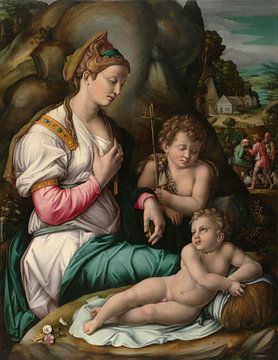 De Maagd en het Kind met de jonge heilige Johannes de Doper, Bachiacca