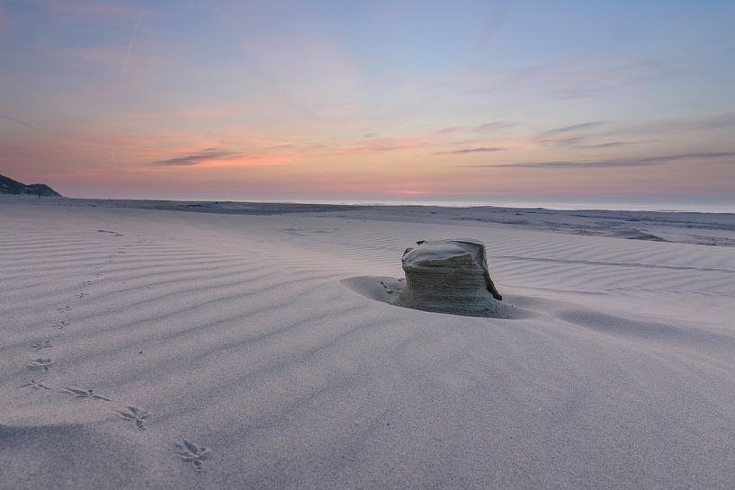 Sporen in het zand van Albert Wester Terschelling Photography