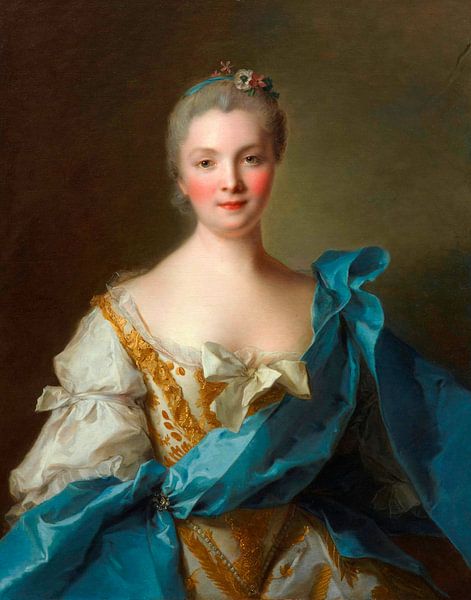 Madame de La Porte, Jean-Marc Nattier von Meisterhafte Meister