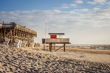 Westelijk strand van Kampen, Sylt van Christian Müringer
