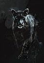 Painting Panther Abstract by Art Whims thumbnail