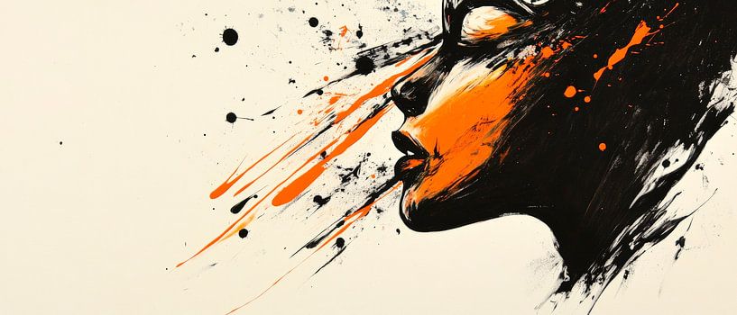 Powerful explosion of colour in the profile by Poster Art Shop