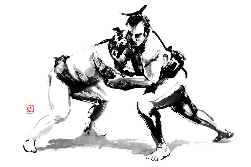 Sumokampf von Péchane Sumie