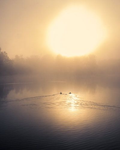 Zonsopgang boven het Leerke Ven