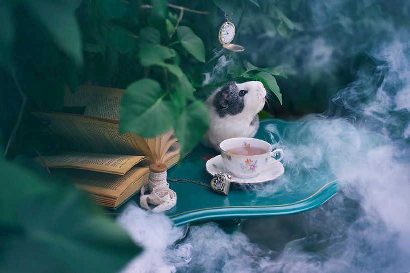 Tasse à thé en forme de cochon d'Inde par Marloes van Antwerpen