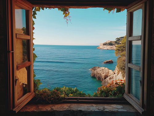 uitzicht vanuit het huis of door natuurlijk kader buiten