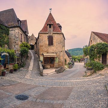 Een vroege ochtend in Beynac-et-Cazenac, Frankrijk van Henk Meijer Photography