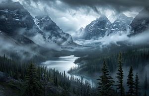 Eindrucksvolle Berglandschaft