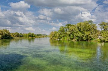 de Alz bij Seebruck aan de Chiemsee