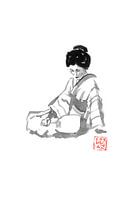 Geisha und Fan