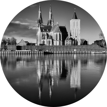 St-Martinuskerk Cuijk #6 (zwart wit) van Lex Schulte