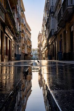 Oude binnenstad van Cádiz van Voss fotografie