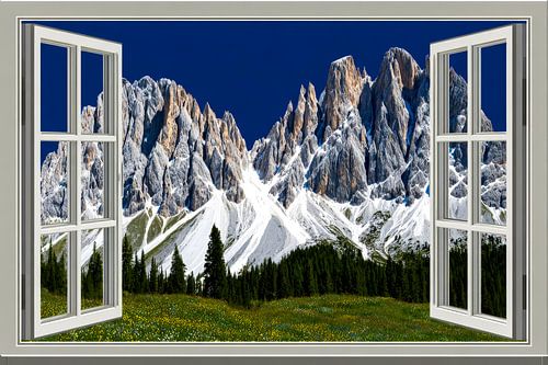 prachtig uitzicht op berglandschap