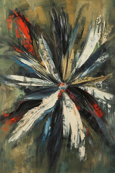 Abstracte bloem van Bert Nijholt