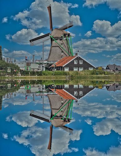 Water Reflection, Zaanse Schans, The Netherlands