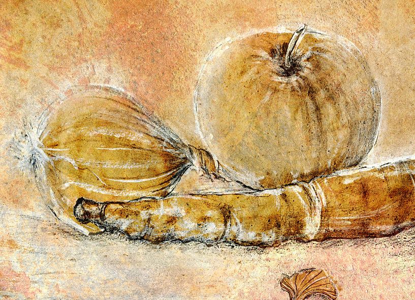 Kitchen ingredients still life by Claudia Gründler