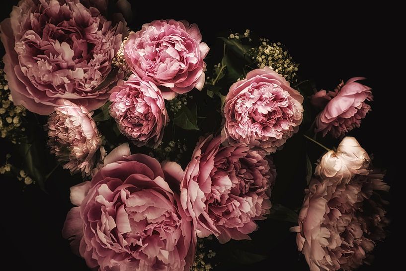 Floating Flowers - romantisch von Marlika Art