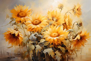 Bouquet de tournesols sur Heike Hultsch